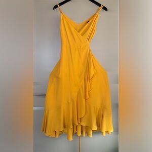 Dresses for women party wedding size M Lulus Manhattan Moment Bright Orange